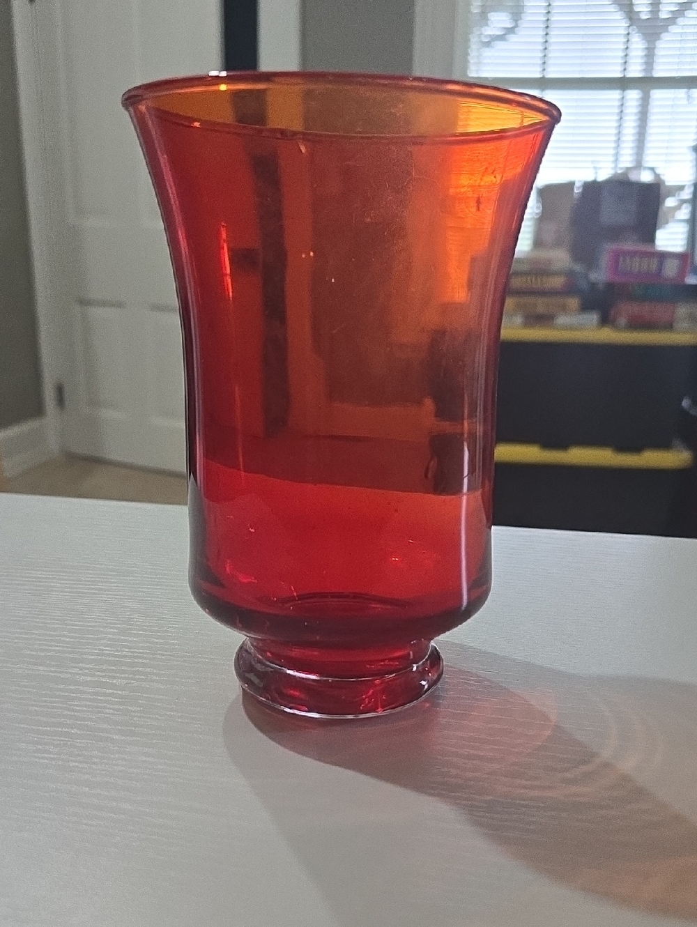 Blenko Style 7 Inch Blown Glass Vase